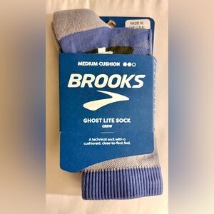 Brooks Unisex Ghost Lite Pacific North West PNW Socks Crew Size Small 4-6.5 New